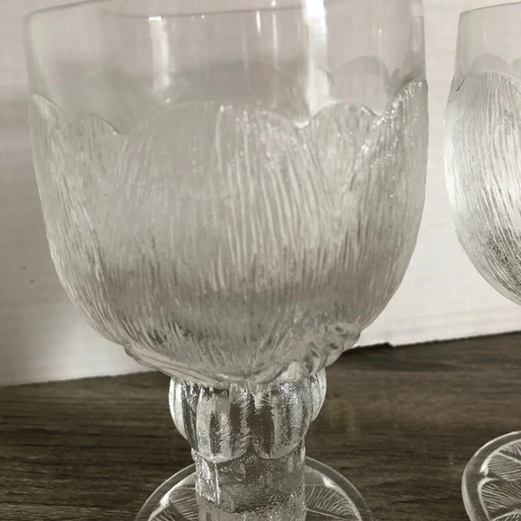 Vtg OIVA TOIKKA  Pair of Pioni Glasses - Picture 4 of 10